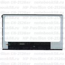 Матрица для ноутбука HP Pavilion G6-2126er (1366x768 HD) TN, 40pin, Глянцевая