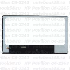 Матрица для ноутбука HP Pavilion G6-2243 (1366x768 HD) TN, 40pin, Глянцевая