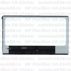 Матрица для ноутбука HP Pavilion G6-2346sr (1366x768 HD) TN, 40pin, Глянцевая