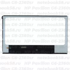 Матрица для ноутбука HP Pavilion G6-2360sr (1366x768 HD) TN, 40pin, Глянцевая
