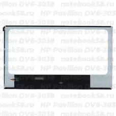 Матрица для ноутбука HP Pavilion DV6-3038 (1366x768 HD) TN, 40pin, Глянцевая