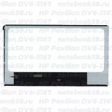 Матрица для ноутбука HP Pavilion DV6-3167 (1366x768 HD) TN, 40pin, Глянцевая