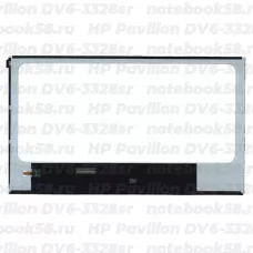 Матрица для ноутбука HP Pavilion DV6-3328sr (1366x768 HD) TN, 40pin, Глянцевая
