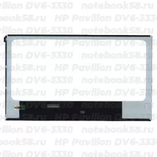 Матрица для ноутбука HP Pavilion DV6-3330 (1366x768 HD) TN, 40pin, Глянцевая