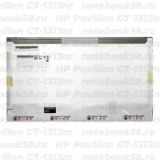 Матрица для ноутбука HP Pavilion G7-1313nr (1600x900 HD+) TN, 40pin, Матовая