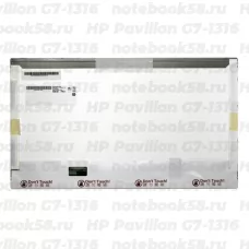 Матрица для ноутбука HP Pavilion G7-1316 (1600x900 HD+) TN, 40pin, Матовая