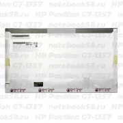 Матрица для ноутбука HP Pavilion G7-1357 (1600x900 HD+) TN, 40pin, Матовая