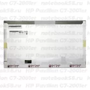 Матрица для ноутбука HP Pavilion G7-2001er (1600x900 HD+) TN, 40pin, Матовая