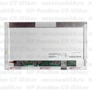 Матрица для ноутбука HP Pavilion G7-1314er (1600x900 HD+) TN, 40pin, Матовая