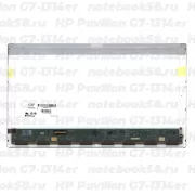 Матрица для ноутбука HP Pavilion G7-1314er (1600x900 HD+) TN, 40pin, Матовая