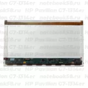 Матрица для ноутбука HP Pavilion G7-1314er (1600x900 HD+) TN, 40pin, Матовая