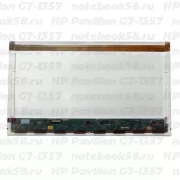 Матрица для ноутбука HP Pavilion G7-1357 (1600x900 HD+) TN, 40pin, Матовая