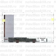 Матрица для ноутбука HP Pavilion G7-1316 (1600x900 HD+) TN, 40pin, Матовая