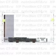 Матрица для ноутбука HP Pavilion G7-1318 (1600x900 HD+) TN, 40pin, Матовая