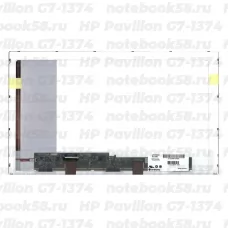 Матрица для ноутбука HP Pavilion G7-1374 (1600x900 HD+) TN, 40pin, Матовая