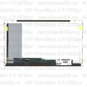 Матрица для ноутбука HP Pavilion G7-1312sr (1600x900 HD+) TN, 40pin, Матовая