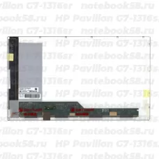 Матрица для ноутбука HP Pavilion G7-1316sr (1600x900 HD+) TN, 40pin, Матовая