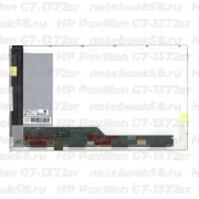 Матрица для ноутбука HP Pavilion G7-1372sr (1600x900 HD+) TN, 40pin, Матовая