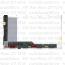 Матрица для ноутбука HP Pavilion G7-1316 (1600x900 HD+) TN, 40pin, Матовая