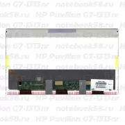 Матрица для ноутбука HP Pavilion G7-1313nr (1600x900 HD+) TN, 40pin, Матовая