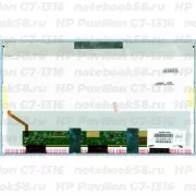Матрица для ноутбука HP Pavilion G7-1316 (1600x900 HD+) TN, 40pin, Глянцевая