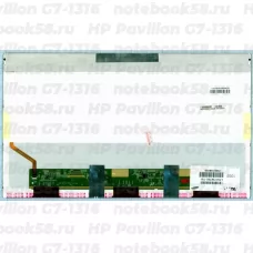 Матрица для ноутбука HP Pavilion G7-1316 (1600x900 HD+) TN, 40pin, Глянцевая
