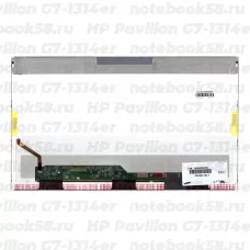Матрица для ноутбука HP Pavilion G7-1314er (1600x900 HD+) TN, 40pin, Глянцевая