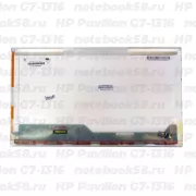 Матрица для ноутбука HP Pavilion G7-1316 (1600x900 HD+) TN, 40pin, Глянцевая