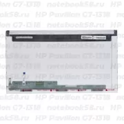 Матрица для ноутбука HP Pavilion G7-1318 (1600x900 HD+) TN, 40pin, Матовая