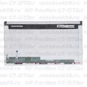 Матрица для ноутбука HP Pavilion G7-1372sr (1600x900 HD+) TN, 40pin, Матовая