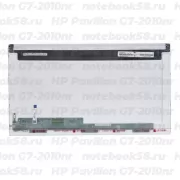Матрица для ноутбука HP Pavilion G7-2010nr (1600x900 HD+) TN, 40pin, Матовая