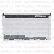 Матрица для ноутбука HP Pavilion G7-1313nr (1600x900 HD+) TN, 40pin, Глянцевая