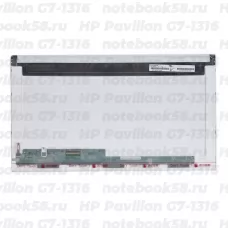 Матрица для ноутбука HP Pavilion G7-1316 (1600x900 HD+) TN, 40pin, Глянцевая