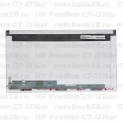 Матрица для ноутбука HP Pavilion G7-1316sr (1600x900 HD+) TN, 40pin, Глянцевая