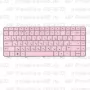 Клавиатура для ноутбука HP Pavilion G6-1033 Розовая