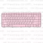 Клавиатура для ноутбука HP Pavilion G6-1373 Розовая