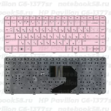 Клавиатура для ноутбука HP Pavilion G6-1377sr Розовая