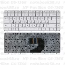 Клавиатура для ноутбука HP Pavilion G6-1366 Серебристая
