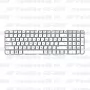 Клавиатура для ноутбука HP Pavilion G6-2108 Белая, без рамки