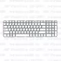 Клавиатура для ноутбука HP Pavilion G6-2110 Белая, без рамки