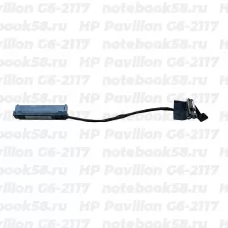 Шлейф жесткого диска для ноутбука HP Pavilion G6-2117 (6+7pin)