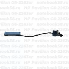 Шлейф жесткого диска для ноутбука HP Pavilion G6-2263er (6+7pin)